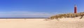 Lighthouse on the island of Texel in The Netherlands Royalty Free Stock Photo