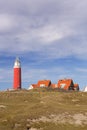 Lighthouse on the island of Texel in The Netherlands Royalty Free Stock Photo