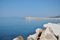 Lighthouse and The Jetty of Kucukkuyu Town