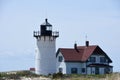 Lighthouse and Keepers House on Cape Cod