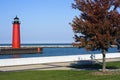 Lighthouse in Kenosha Royalty Free Stock Photo