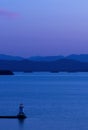 Lighthouse on Lake Champlain in Burlington Vermont, USA Royalty Free Stock Photo