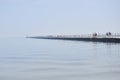 A lighthouse on the lake ontario