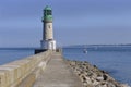 Lighthouse at Le Croisic in France Royalty Free Stock Photo