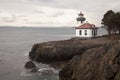 Lighthouse at Lime Kiln Point Royalty Free Stock Photo