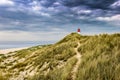 Lighthouse List Ost on the island Sylt