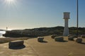 Lighthouse at Littlehampton, West Sussex, England Royalty Free Stock Photo