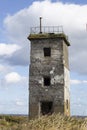 Yuzhno-Kurilsky inactive lighthouse in Yuzhno-Kurilsk city, Russia