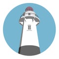 Lighthouse Logo Royalty Free Stock Photo