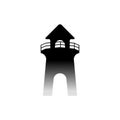 Lighthouse logo design concept vector Royalty Free Stock Photo
