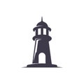 Lighthouse logo design concept vector Royalty Free Stock Photo
