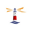 Lighthouse logo design inspiration - Lighthouse vector illustration