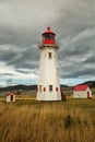LIghthouse in Magdalen island in Canada