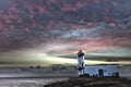 Lighthouse Maria Pia, Praia, Cape Verde. Royalty Free Stock Photo