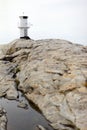 Lighthouse in Marstrand, Sweden Royalty Free Stock Photo
