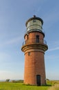 Lighthouse Martha`s Vineyard Massachusetts in summer. Royalty Free Stock Photo