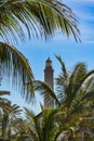 Lighthouse in Maspalomas (Faro de Maspalomas) on Grand Canary (Gran Canaria) Royalty Free Stock Photo