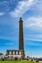 Lighthouse in Maspalomas (Faro de Maspalomas) on Grand Canary (Gran Canaria) Royalty Free Stock Photo