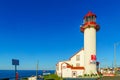 Lighthouse, in Matane, Gaspe Peninsula Royalty Free Stock Photo