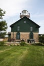 Lighthouse in Michigan City Royalty Free Stock Photo