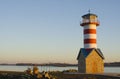 Lighthouse on the Mississippi at Port of Grafton IL