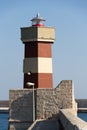 Lighthouse in Monopoli port, Adriatic Sea, Apulia, Bari province, Italy