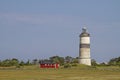 Lighthouse at Morups Tange Royalty Free Stock Photo