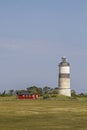 Lighthouse at Morups Tange Royalty Free Stock Photo