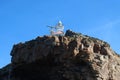 Lighthouse at Mossel Bay Cape St Blaize Royalty Free Stock Photo