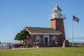 Lighthouse and museum a historical landmark in Santa Cruz California Royalty Free Stock Photo