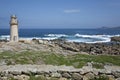 Lighthouse of Muxia, Galicia Royalty Free Stock Photo