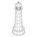 Lighthouse. Navigation Beacon building