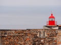 Lighthouse of NazarÃÂ© Royalty Free Stock Photo