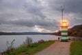 Lighthouse near Kemnader Lake in Germany Royalty Free Stock Photo