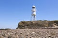 Lighthouse near Portishead, Somerset Royalty Free Stock Photo