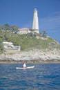 Lighthouse near Saint Jean Cap Ferrat, French Riviera, France