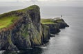 Lighthouse Neist Point (Isle of Skye, Scotland) Royalty Free Stock Photo