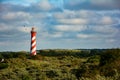 Lighthouse in the Netherlands with seagulls Royalty Free Stock Photo