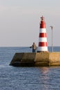 Lighthouse in Nida Royalty Free Stock Photo
