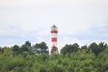 Lighthouse in Nida, Lithuania. Nida Lighthouse is located in Nida Royalty Free Stock Photo