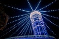 Lighthouse of the night view of Enoshima sea candles