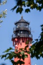 Lighthouse in northern germany in detail Royalty Free Stock Photo