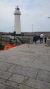 Lighthouse Northern Ireland in Donaghadee Royalty Free Stock Photo