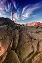 Lighthouse in Nova Scotia - Yarmouth Royalty Free Stock Photo