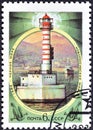 Lighthouse Novorossisk (1897) - Black Sea Royalty Free Stock Photo