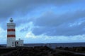 Lighthouse in ocean
