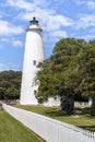 The Lighthouse on Ocracoke Island Royalty Free Stock Photo