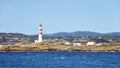 Lighthouse OksÃÂ¸y fyr south of Kristiansand in Norway