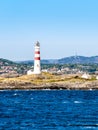 Lighthouse OksÃÂ¸y fyr south of Kristiansand in Norway