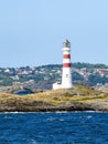 Lighthouse OksÃÂ¸y fyr south of Kristiansand in Norway